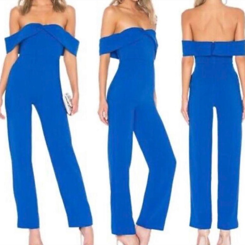 SOLD Lovers + friends cobalt blue jumpsuit xs petite new